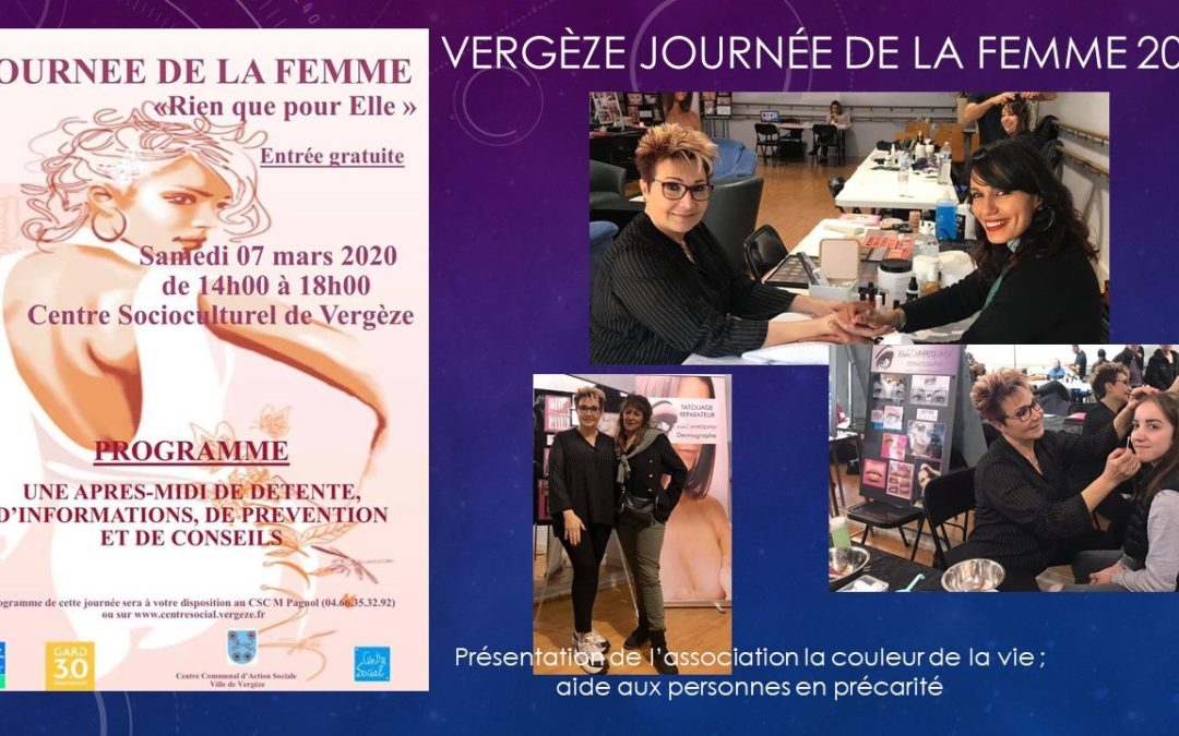 Journée de la femme à Vergèze 2020 - Maquillage Permanent Nimes Ysabel Marignan