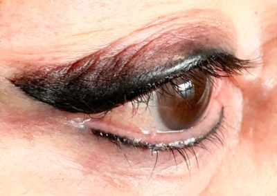 eye liner poudré tatoué maquillage permanent nîmes montpellier, arles, avignon, alès,